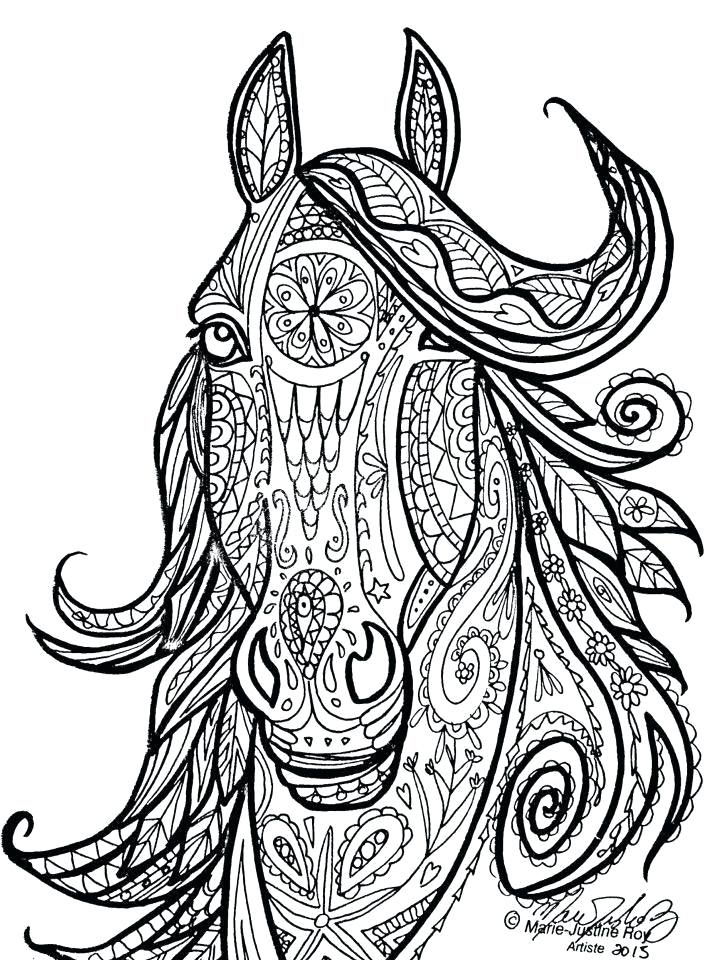 720x960 Horses Coloring Pages Pdf