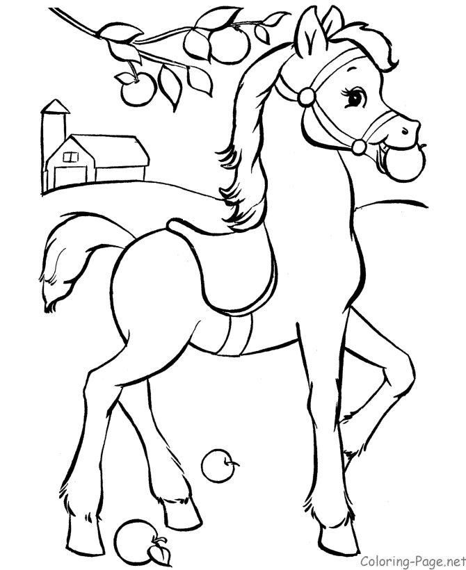 670x820 Extremely Creative Horse Coloring Book Pages These Free Printable