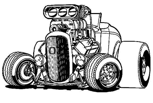 Hot Rod Drawing Hot Wheels Coloring Pages Ready To Play 600x403 Hot Rod Drawing Hot Wheels Coloring Pages Ready To Play