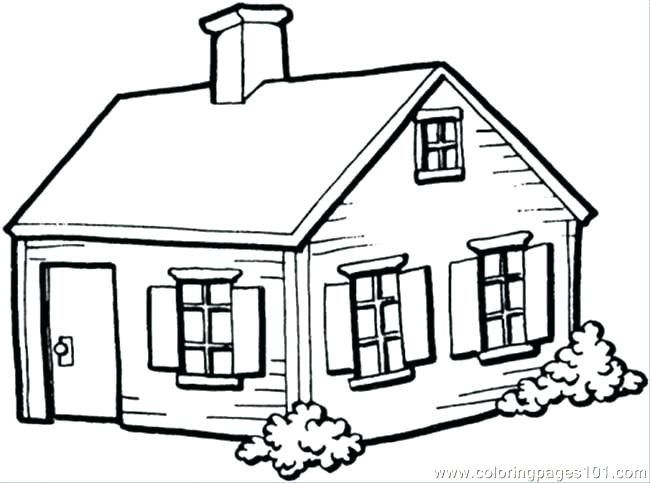 650x483 House Coloring Pages Printable Haunted House Coloring Pages Free
