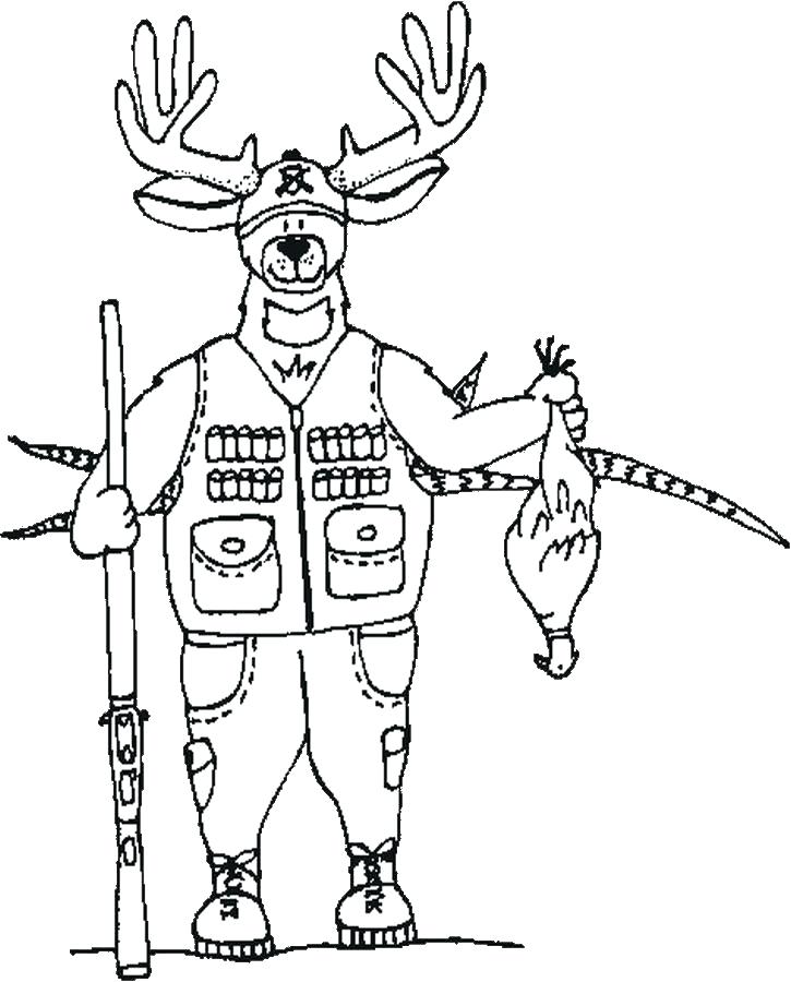 725x900 Hunting Coloring Pages Printable Hunting Coloring Pages Coloring