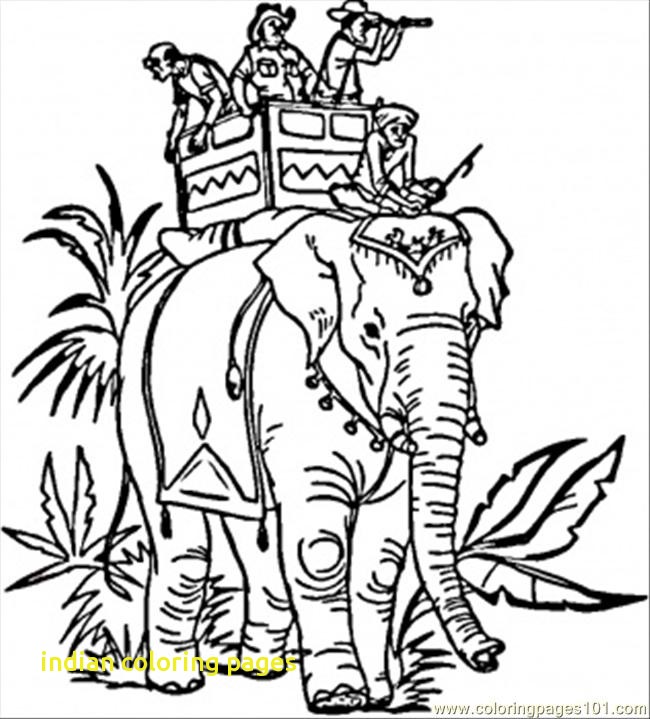 Indian Coloring Pages With Indian Elephant Coloring Page Free 650x719 Indian Coloring Pages With Indian Elephant Coloring Page Free