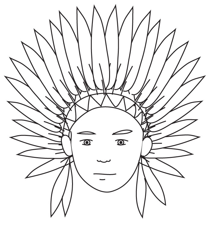 Coloring Indian 700x800 Coloring Indian