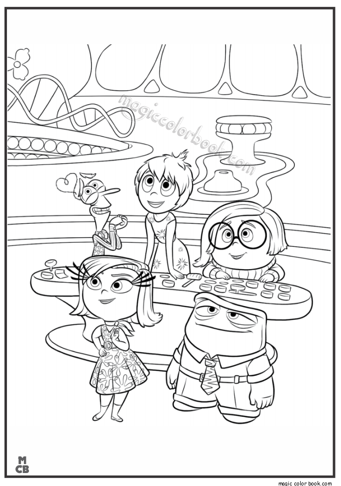 685x975 Inside Out Coloring Pages Free Printable 380