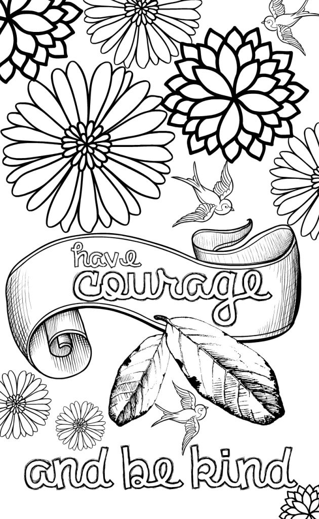 630x1024 41 Best Adult Quote Coloring Pages Images On Coloring