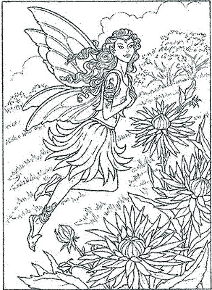 Intricate Coloring Pages Printable Detailed Fairy Coloring Pages 736x1004 Intricate Coloring Pages Printable Detailed Fairy Coloring Pages