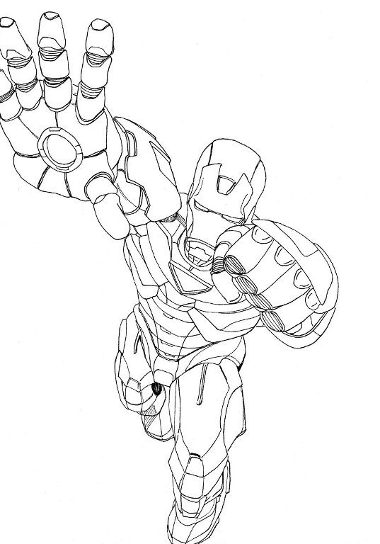 537x768 Free Iron Man Coloring Pages For Boys Boys Pages