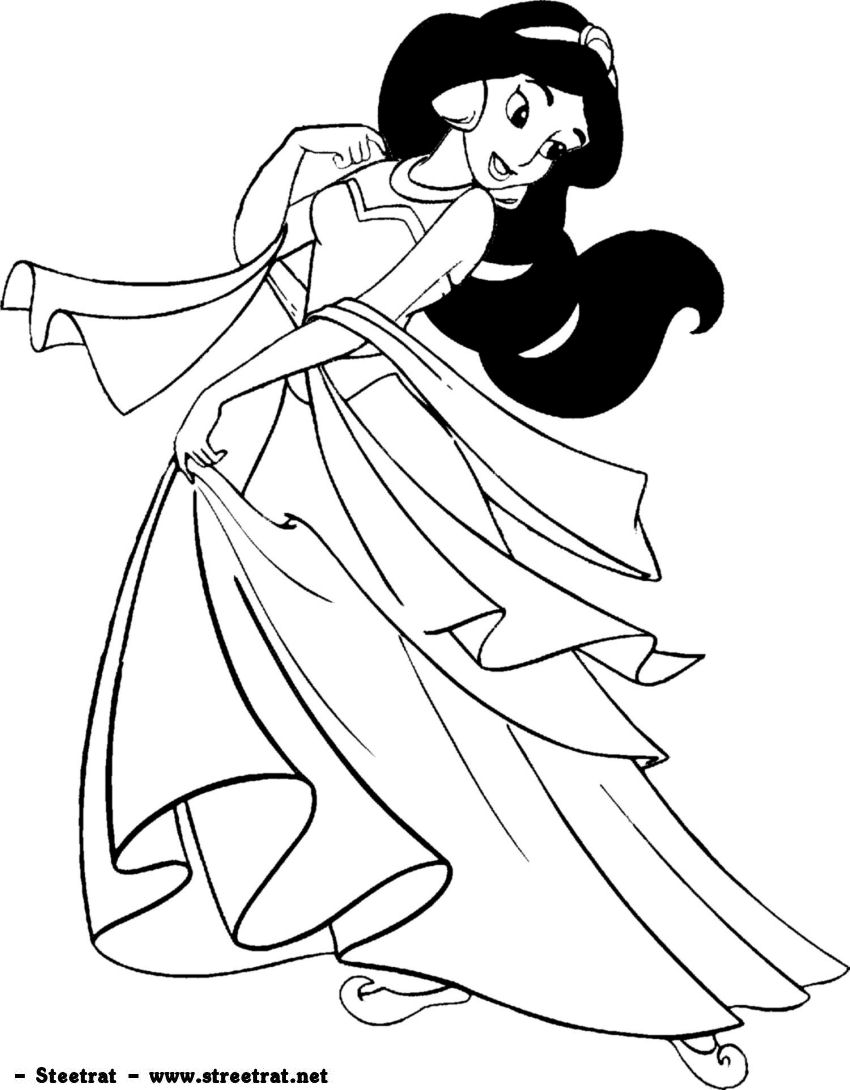 Jasmine Coloring Pages Download And Print For Free 850x1090 Jasmine Coloring Pages Download And Print For Free