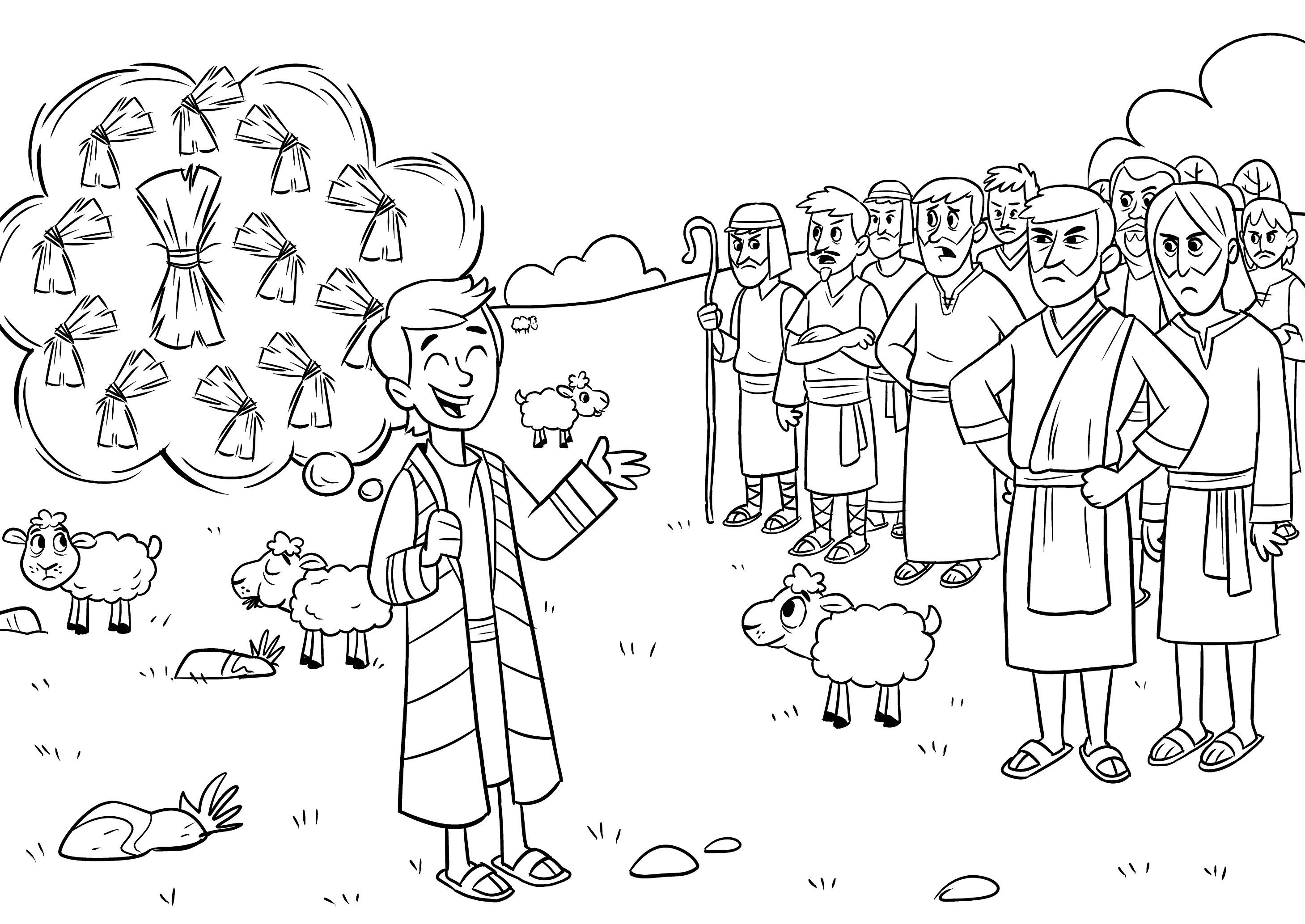 Joseph Coloring Pages Fresh Joseph Sold Into Slavery Coloring 2918x2067 Joseph Coloring Pages Fresh Joseph Sold Into Slavery Coloring