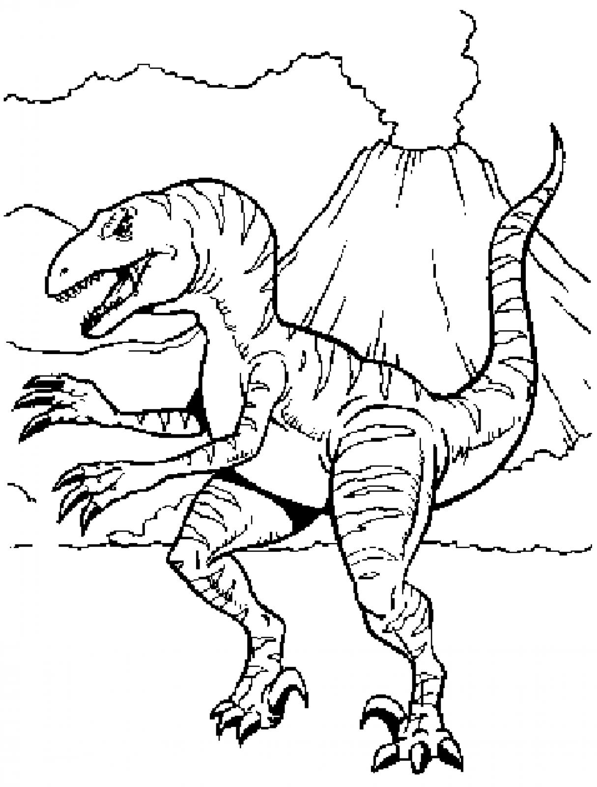 Simple Raptor Coloring Pages And Print For Lego Jurassic Park Free 1215x1600 Simple Raptor Coloring Pages And Print For Lego Jurassic Park Free