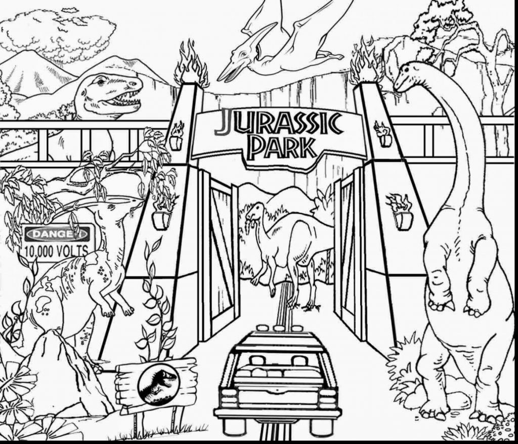 Free Jurassic World Coloring Pages at GetColorings.com | Free printable ...