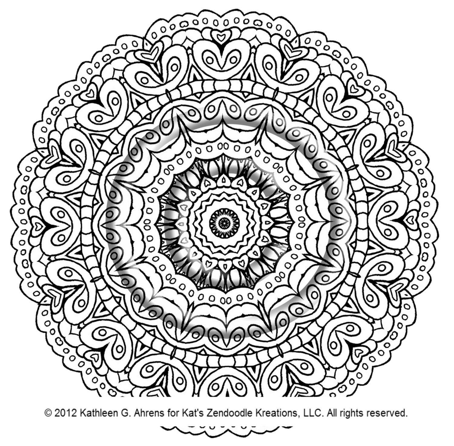 1500x1473 Free Coloring Pages For Adults 15 Gianfreda Net With Kaleidoscope
