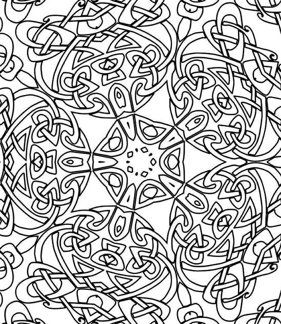 549x634 Free Kaleidoscope Coloring Pages Coloring Pages Kids