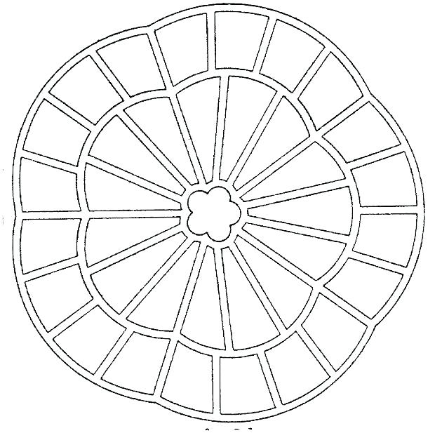 630x617 Geometric Shapes Coloring Pages Free Mandala Geometric