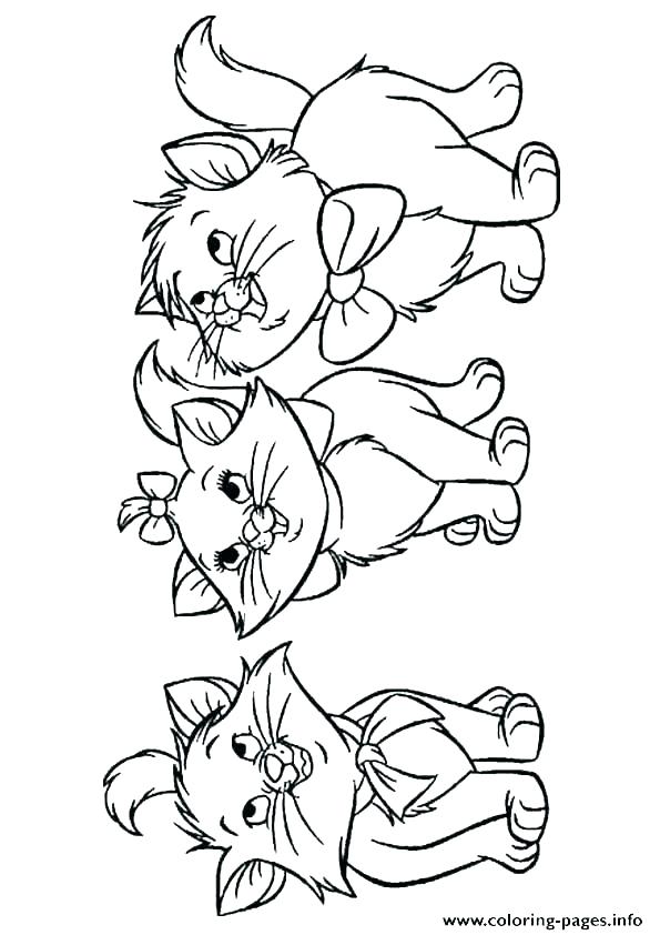 595x842 Kittens Coloring Pages Kitten Coloring Page Download Pages Within