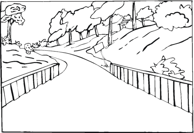 Free Landscape Coloring Pages 630x433 Free Landscape Coloring Pages