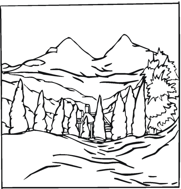 Landscape Coloring Pages. Maybe Start With These, Talk About 630x658 Landscape Coloring Pages. Maybe Start With These, Talk About