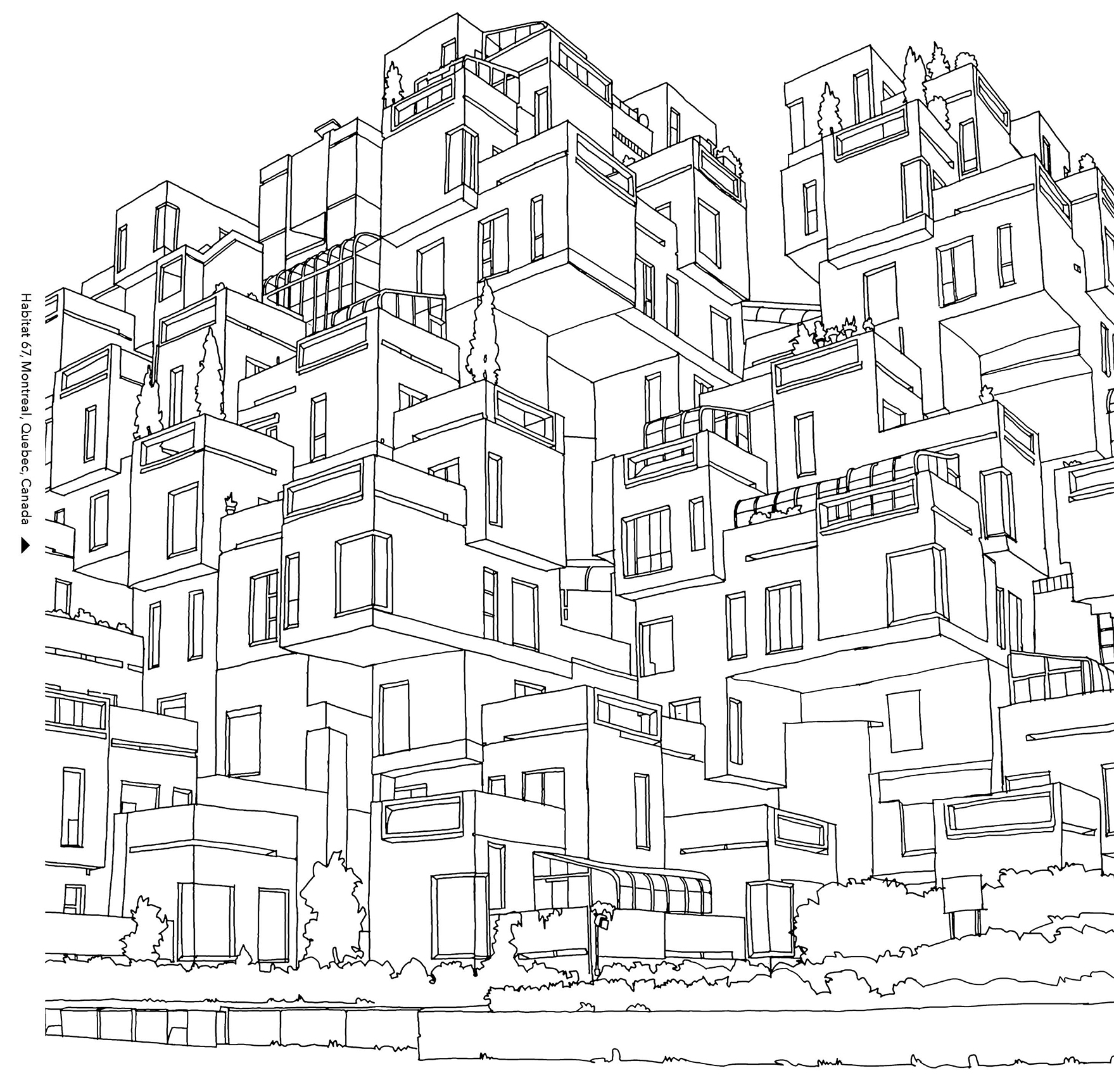 City Landscape Coloring Pages Coloring Books For Grown Ups 7 Free 1759x1725 City Landscape Coloring Pages Coloring Books For Grown Ups 7 Free