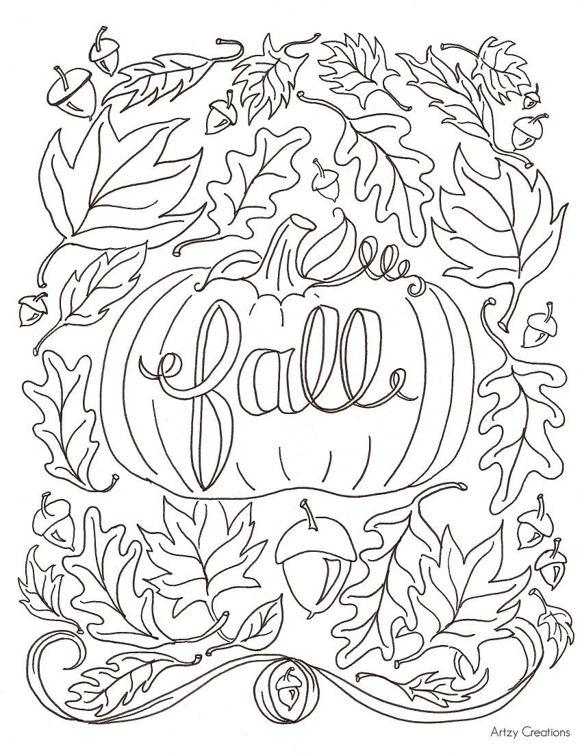 850x1100 Top Free Autumn Coloring Pages 23 Remodel With Free Autumn
