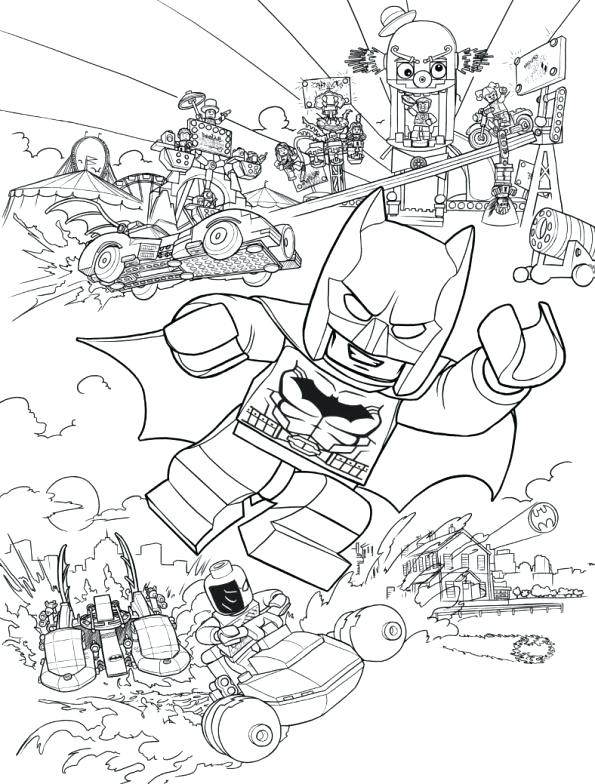 595x784 Lego Movie Coloring Pages Coloring Pages To Print Free Bulldozer