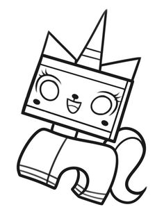 236x311 The Brick Show Lego Movie Coloring Pages Free Printable