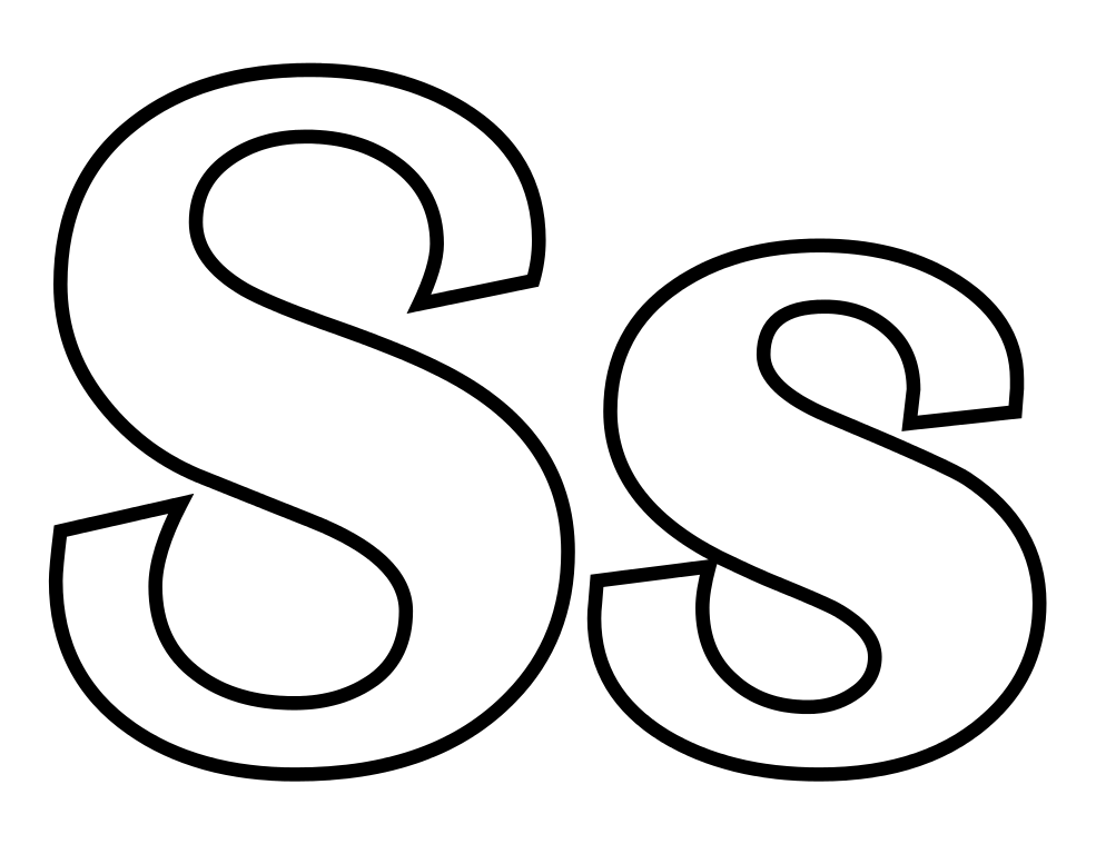 994x768 S Coloring Pages Letter S Coloring Page415701 Letter Coloring