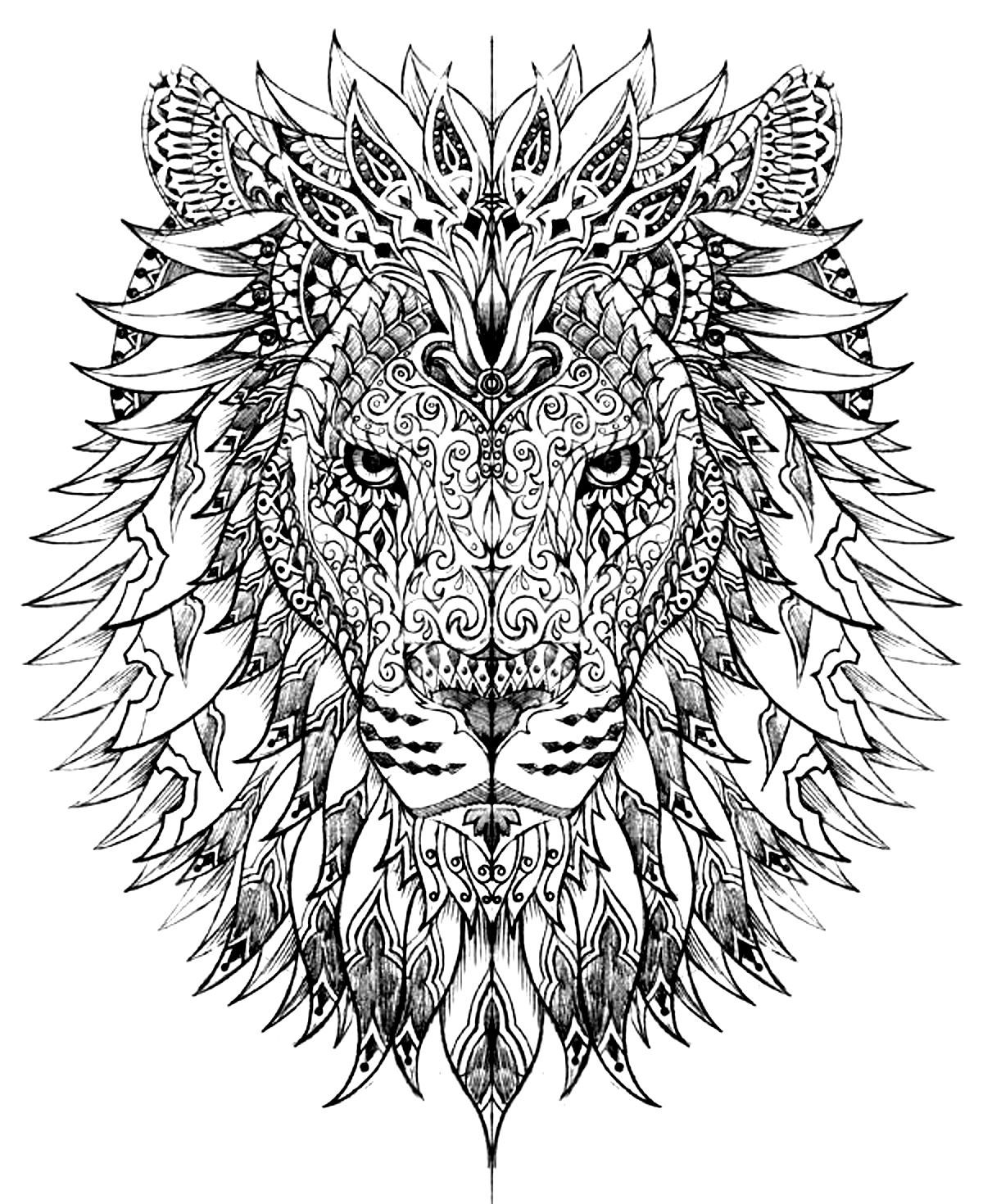 Free Coloring Pages Printables Lions, Adult Coloring And Fun 1200x1470 Free Coloring Pages Printables Lions, Adult Coloring And Fun