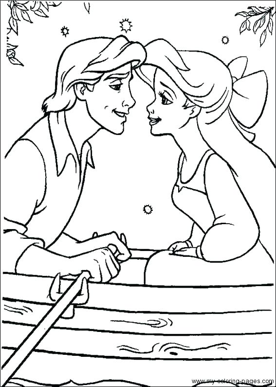 Free Little Mermaid Coloring Pages
