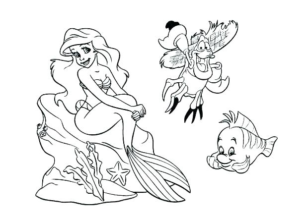 618x444 Barbie Mermaid Coloring Pages Free Little Mermaid Coloring Pages