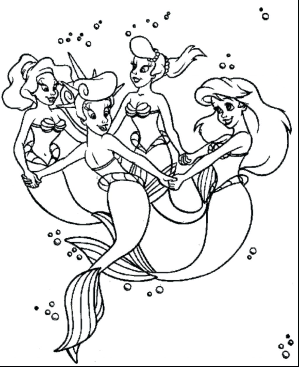1024x1254 Coloring Pages ~ Mermaids Coloring Pages Awesome Little Mermaid