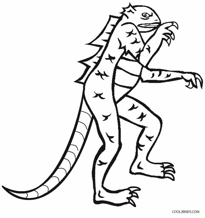 Printable Lizard Coloring Pages For Kids Cool2bkids 686x731 Printable Lizard Coloring Pages For Kids Cool2bkids