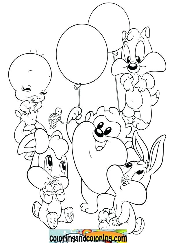 Looney Tunes Printable Coloring Pages Free Baby Tunes Coloring 595x842 Looney Tunes Printable Coloring Pages Free Baby Tunes Coloring