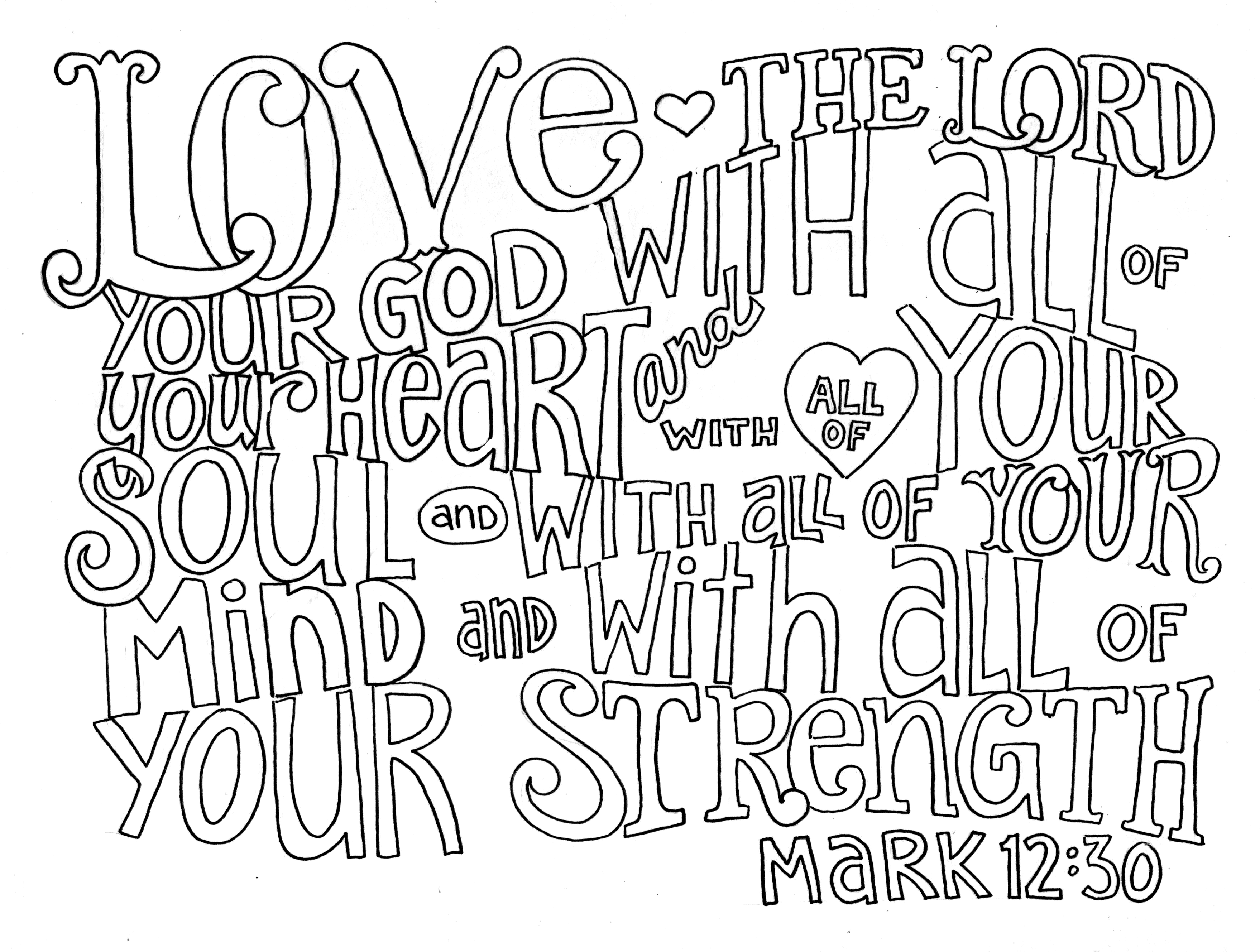 3517x2658 New God Is Love Coloring Page 25 In Free Colouring Pages