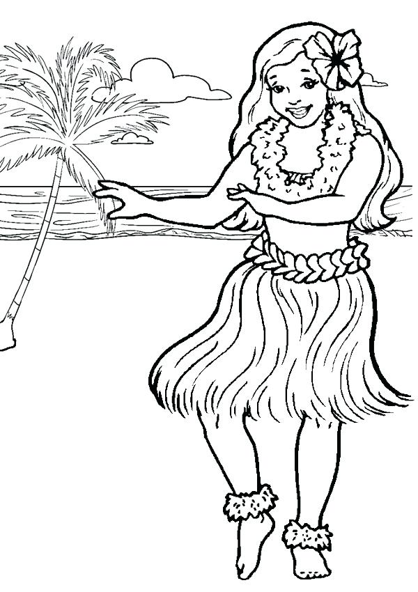 Luau Coloring Pages Free Online Printable Kids Colouring Pages 600x850 Luau Coloring Pages Free Online Printable Kids Colouring Pages