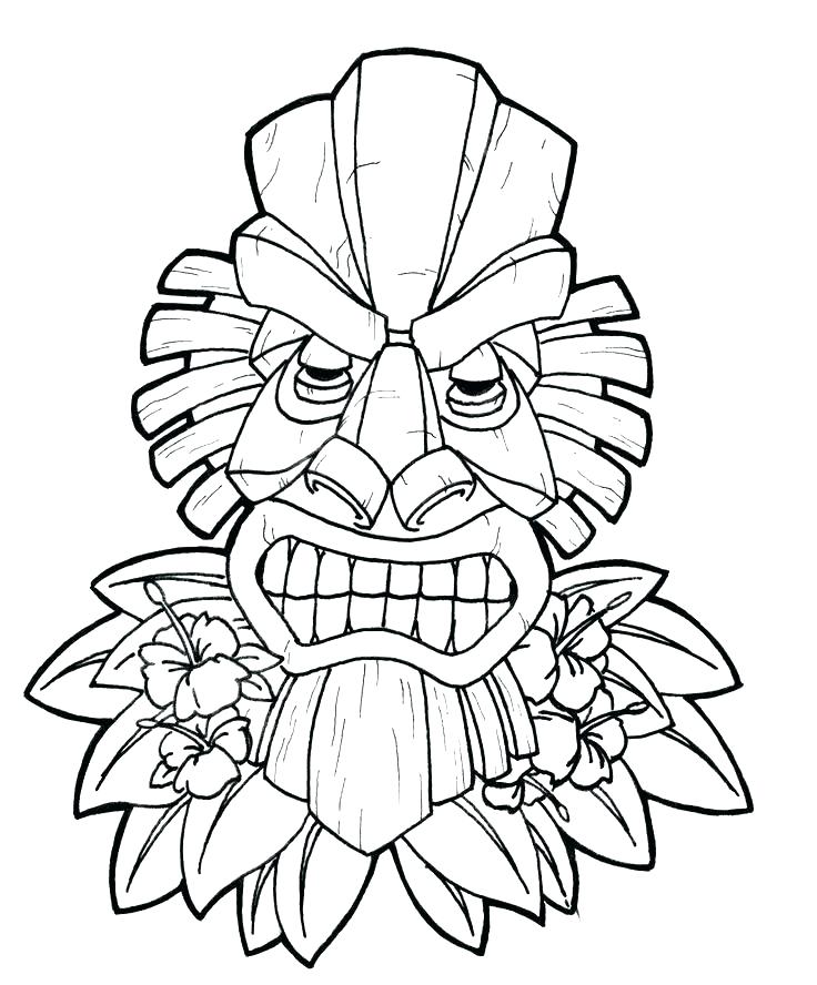 Luau Coloring Pages Luau Coloring Pages Luau Coloring Pages Masks 736x888 Luau Coloring Pages Luau Coloring Pages Luau Coloring Pages Masks