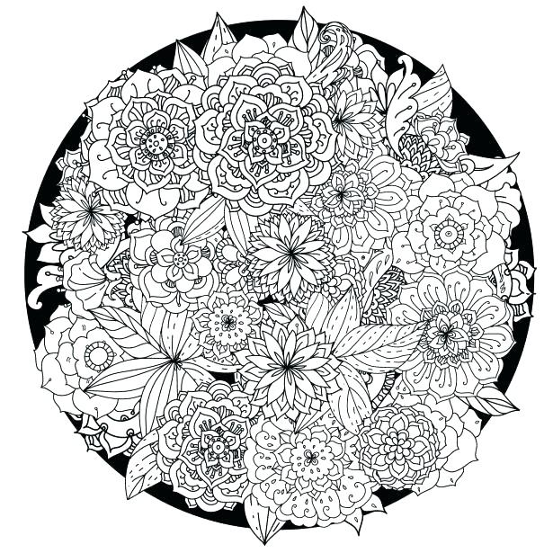 615x615 Free Mandala Coloring Pages Meditation Coloring Pages Medium Size