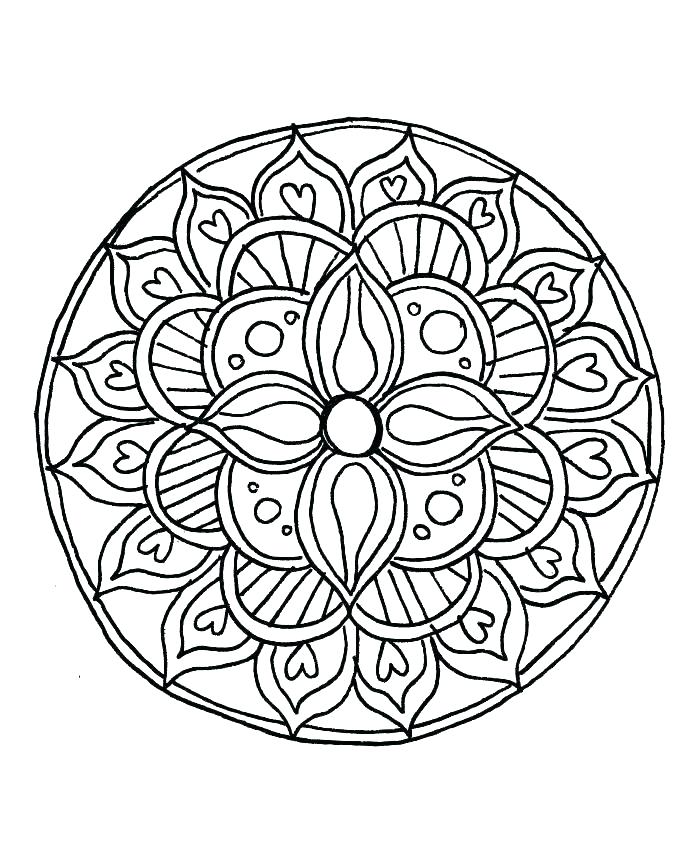 687x859 Mandala Coloring Pages Online Free Mandala Coloring Pages Mandalas