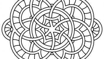 355x200 Rainbow Mandala Coloring Pages Free Coloring For Kids 2018