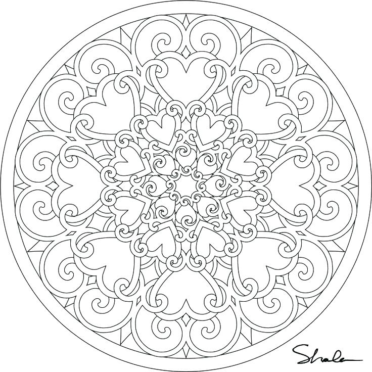 736x736 Mandala Color Pages Mandala Coloring Pages Printable Org Free