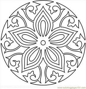 290x297 Mandala Coloring Pages Pdf Free Printable Coloring Page Mandala7