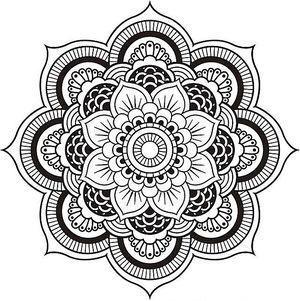 300x301 Awesome Coloring Pages For Adults Mandala Coloring To Good Mandala
