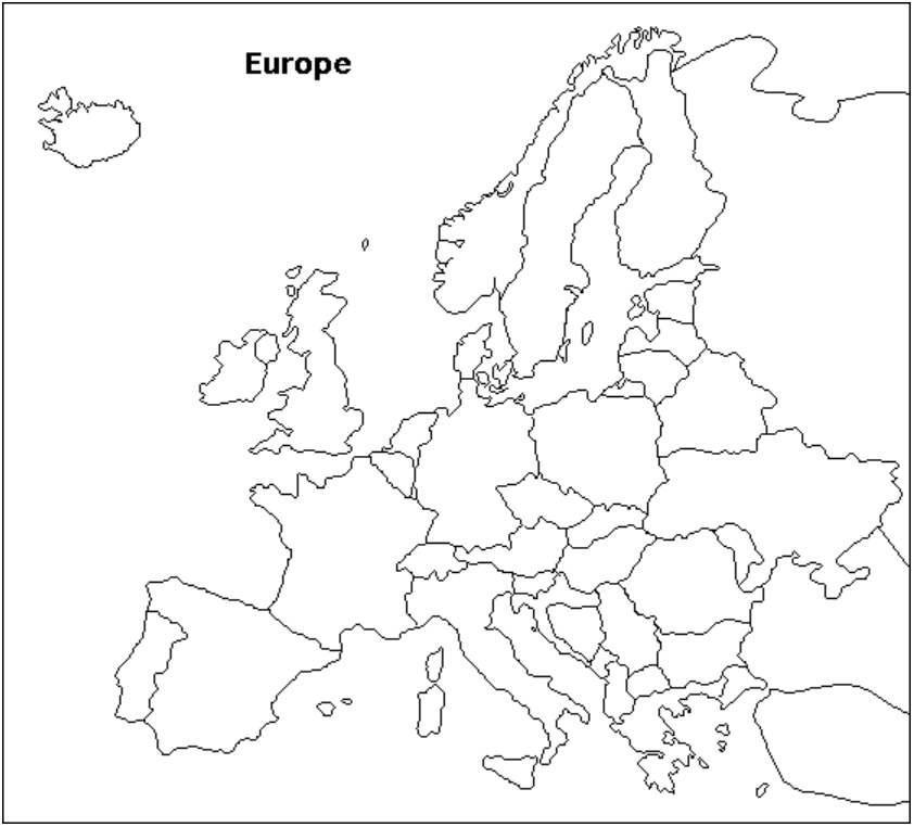 842x762 Europe Map Coloring Pages For Free To Download Also Print