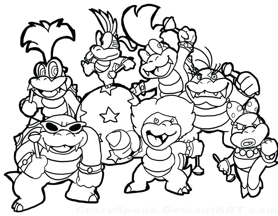 900x699 Super Mario Coloring Pages Amazing Super Brothers Coloring Pages
