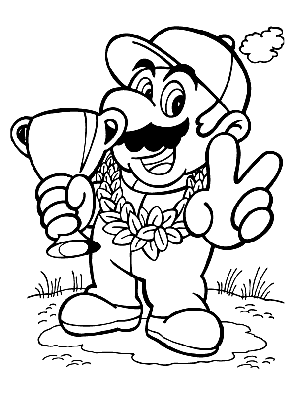 595x842 Free Printable Mario Coloring Pages For Kids