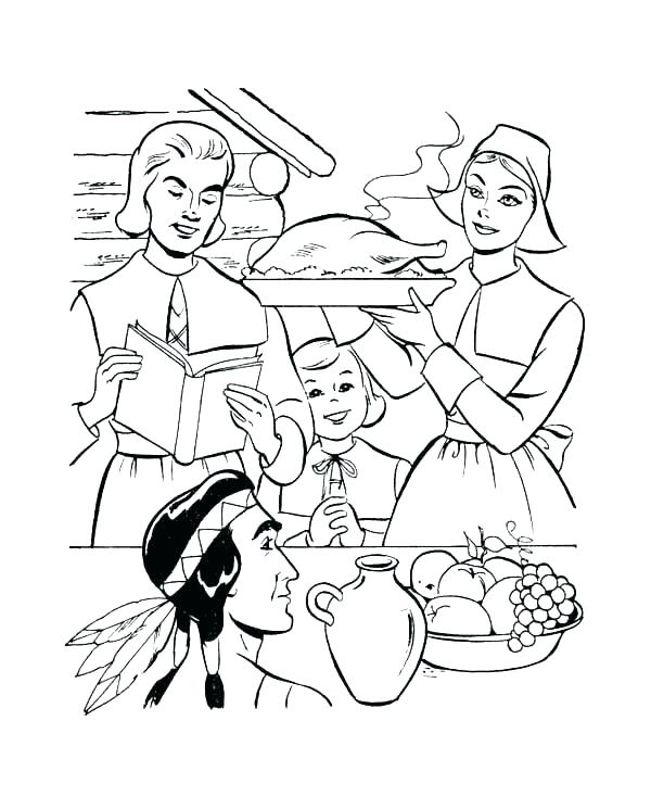 600x734 Pilgrim Coloring Pages Printable Mayflower Coloring Page Pilgrims