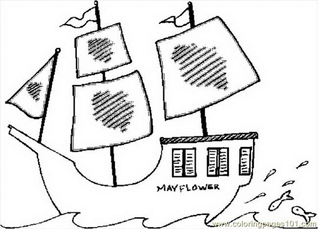 1024x738 Free Mayflower Coloring Pages 465463