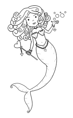 236x379 Lisa Frank Mermaid Coloring Pages Download And Print These