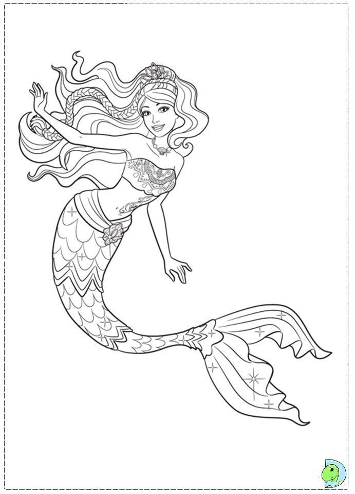 691x960 Realistic Mermaid Coloring Pages Download And Print For Free