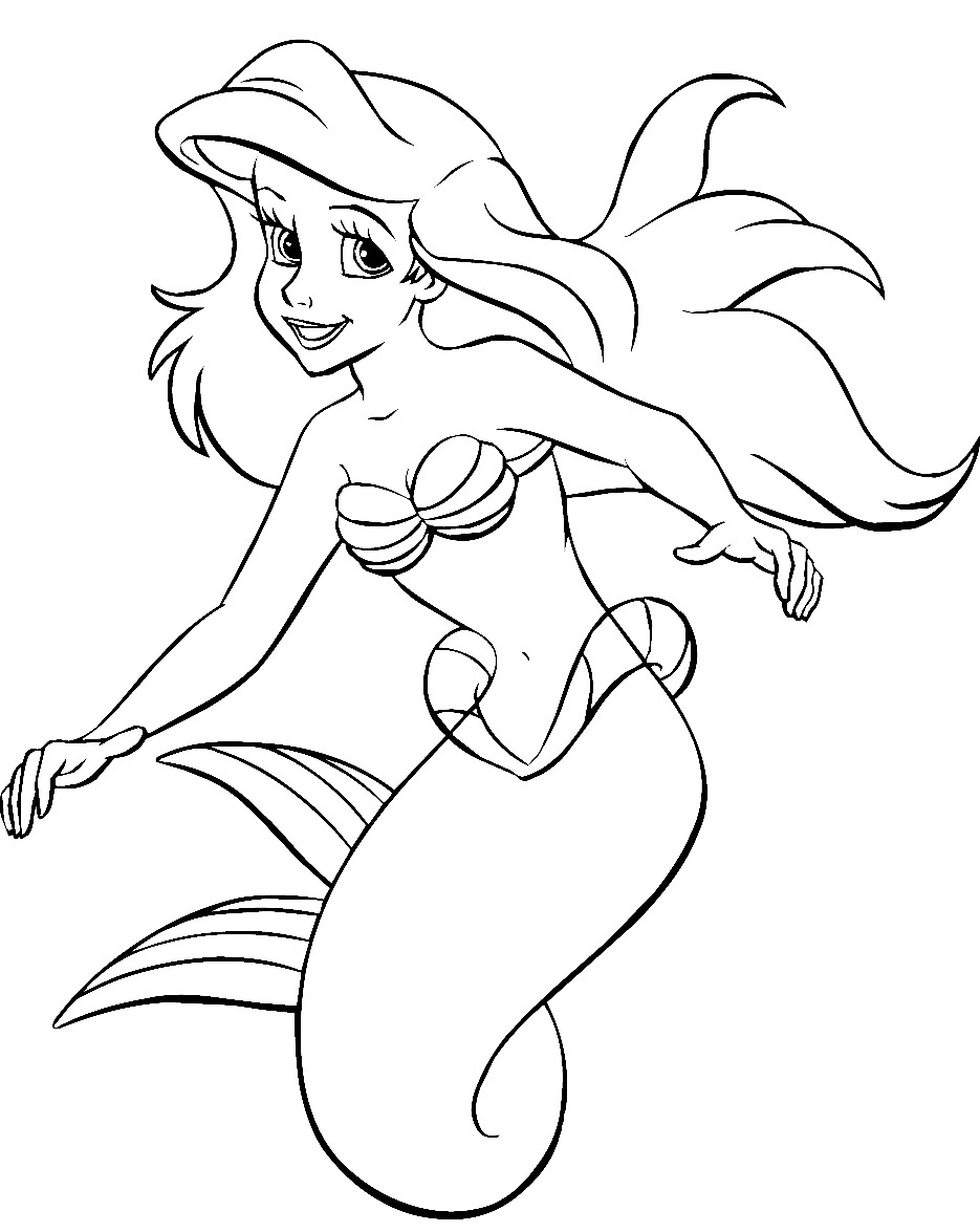 935x1175 Coloring Pages Of Mermaids