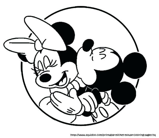 Mickey And Minnie Coloring Pages To Print Mickey Kiss Coloring 606x529 Mickey And Minnie Coloring Pages To Print Mickey Kiss Coloring